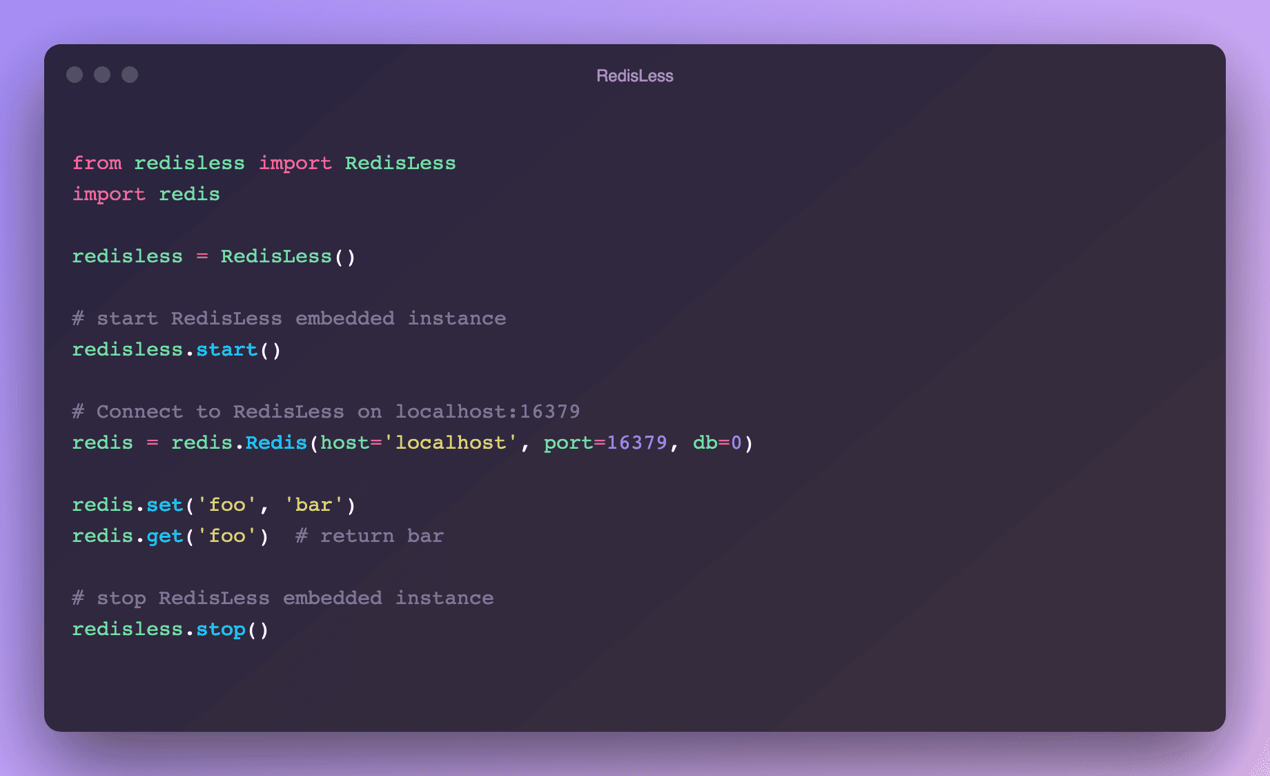 RedisLess - Blazingly fast Serverless Redis