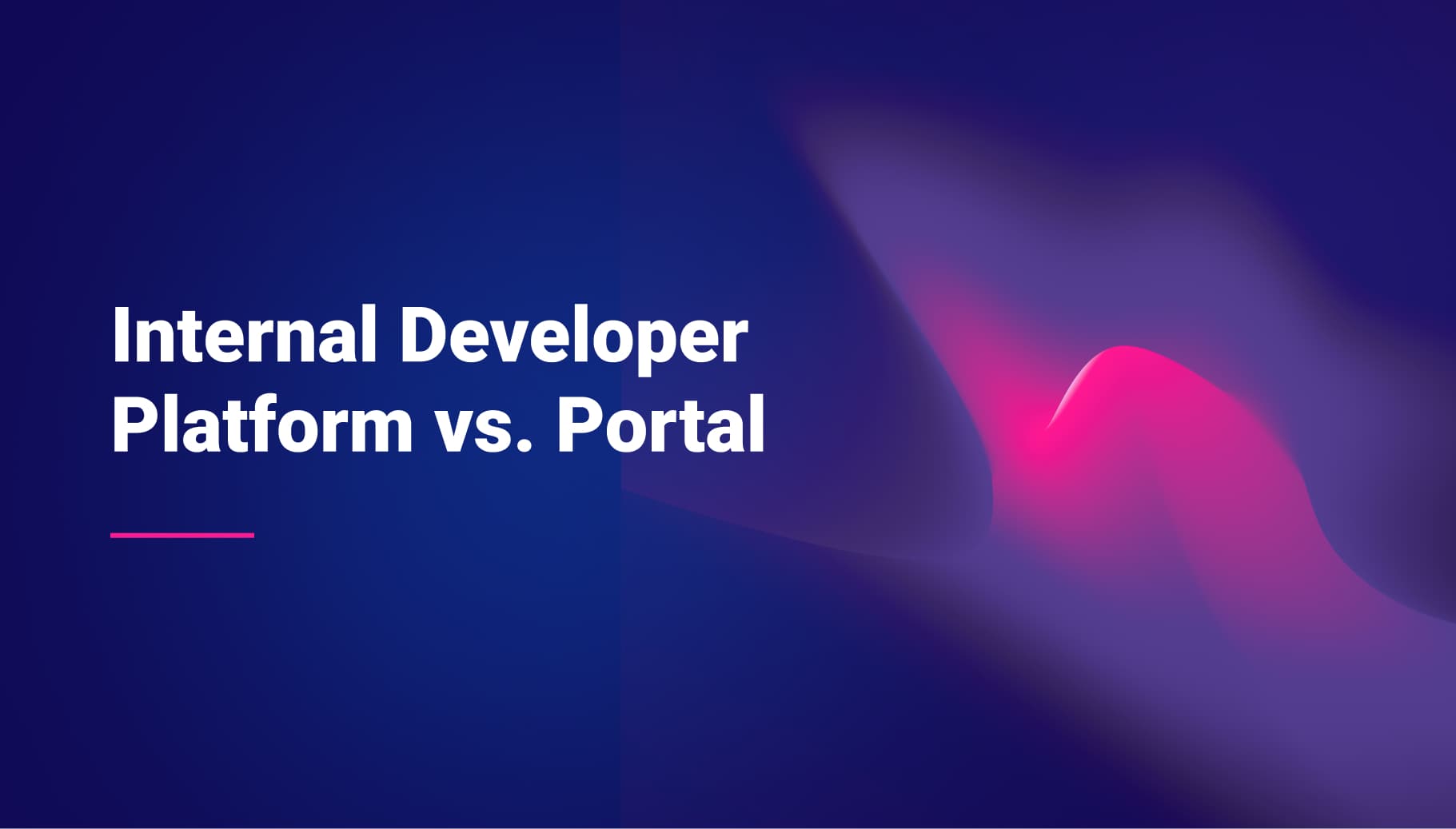Internal Developer Platform vs Internal Developer Portal: What's The Difference?